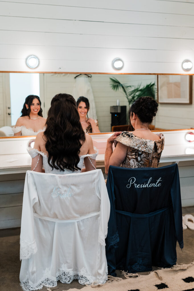 Wedding day details at Prospect House ahead of Valerie and Will's Austin wedding