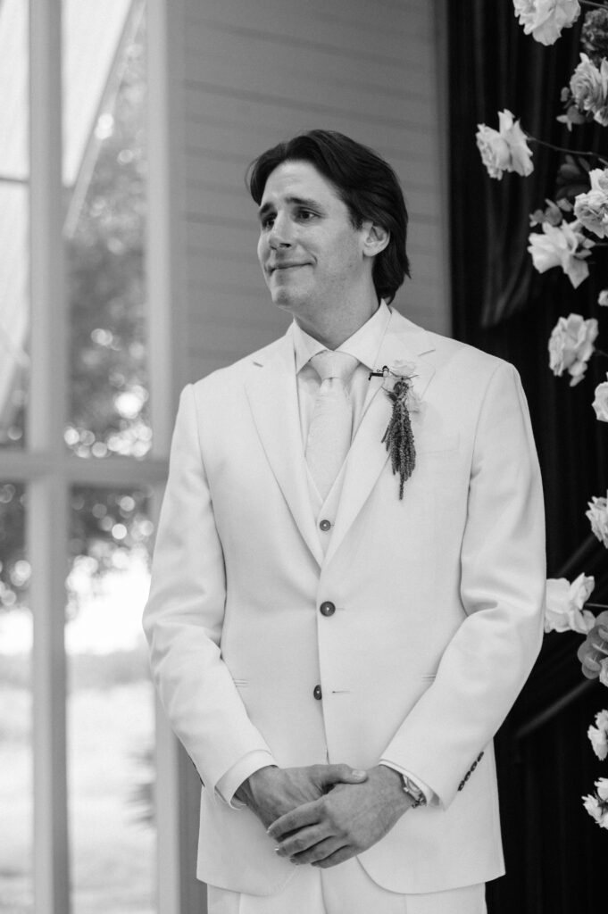 Valerie and Will's wedding ceremony at Prospect House in Austin, Texas