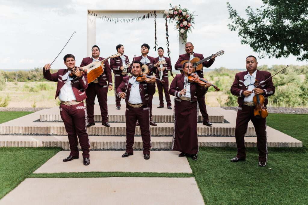 Family and wedding party portraits at a Prospect House wedding in Austin
