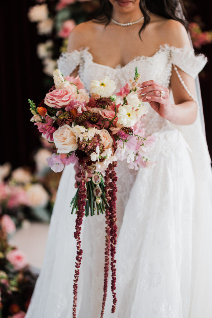 Valerie and Will's cocktail hour celebration at their Austin wedding