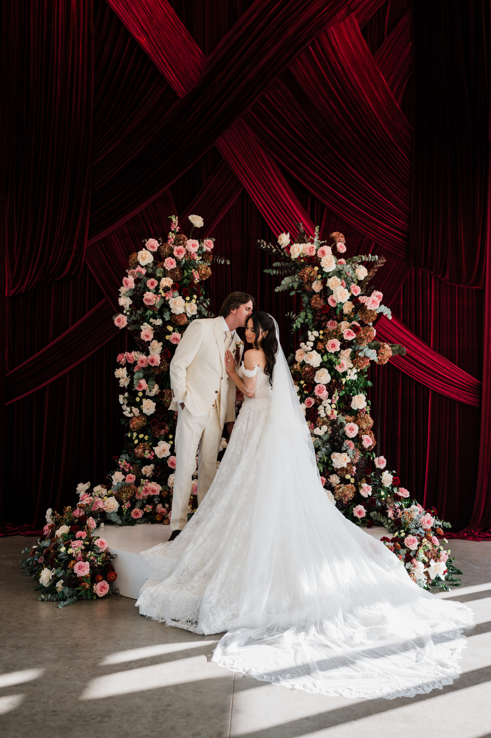 Valerie and Will's cocktail hour celebration at their Austin wedding