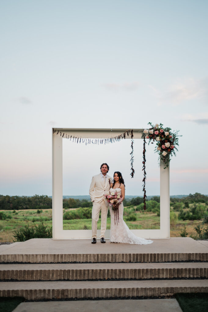Valerie and Will's wedding send-off at their Austin wedding at Prospect House