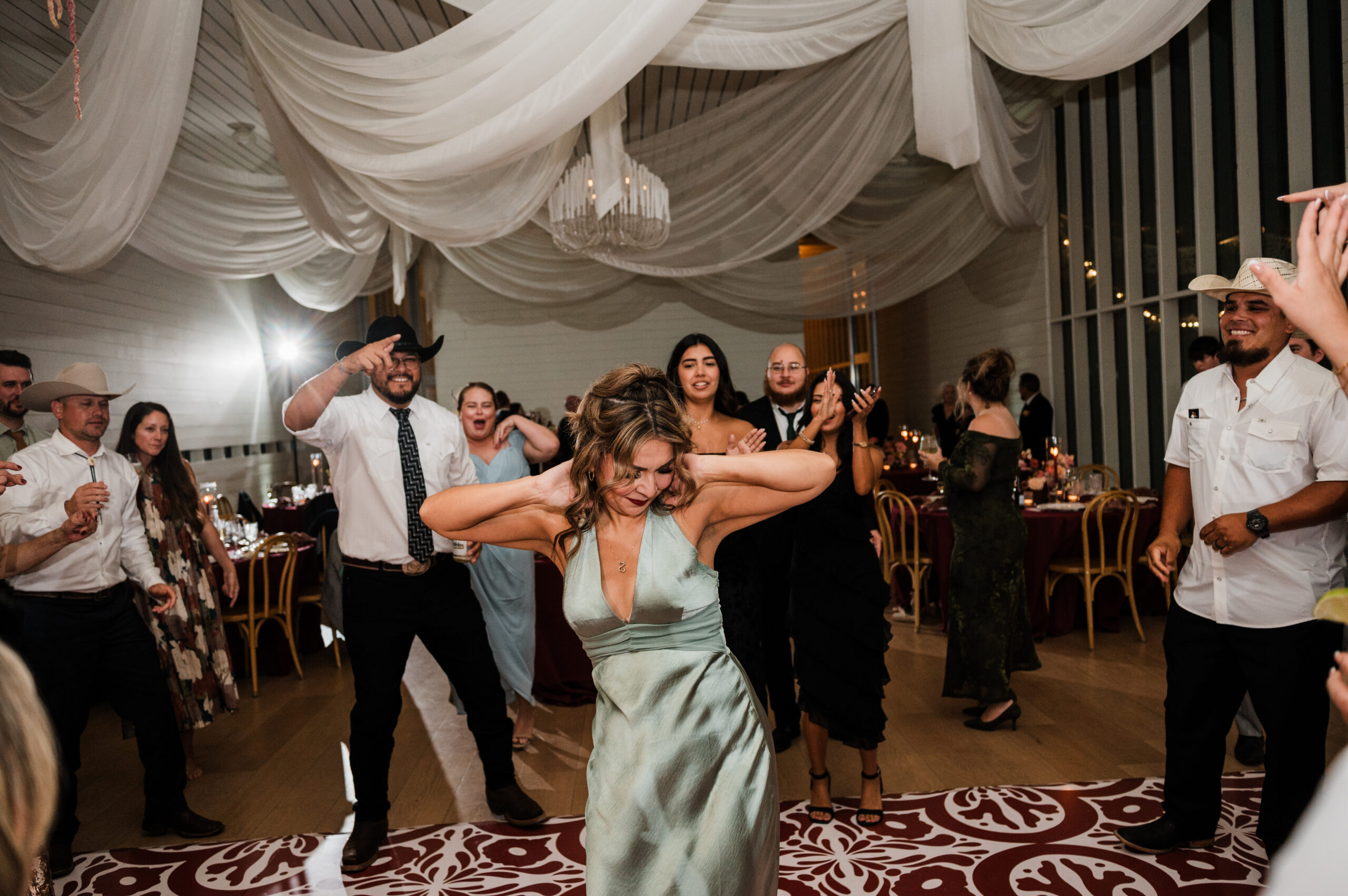 Golden hour wedding portraits after a romantic Prospect House wedding