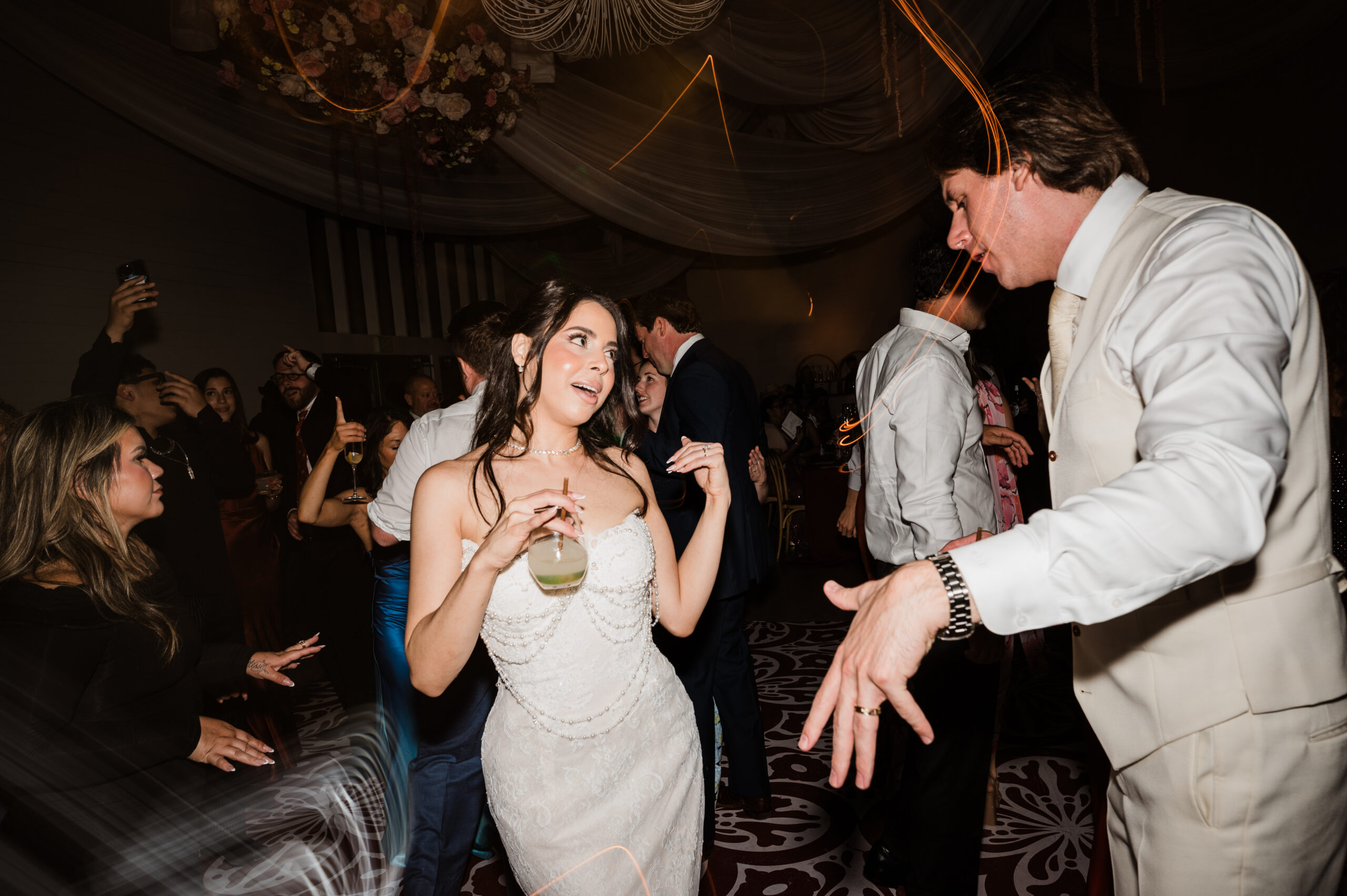 Golden hour wedding portraits after a romantic Prospect House wedding