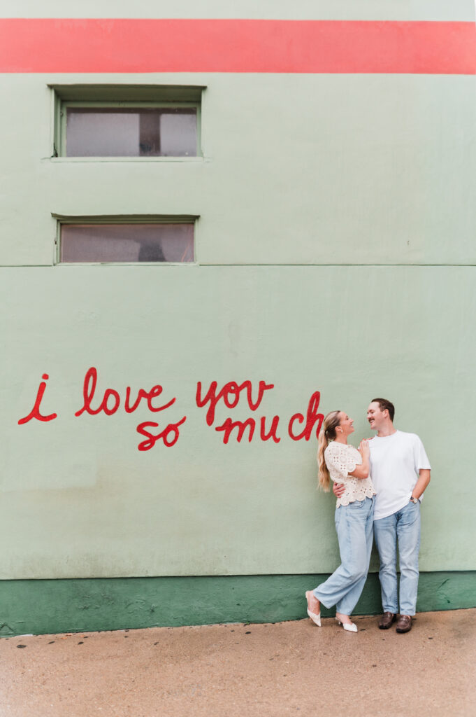 Lauren + Sam engagement session on South Congress in Austin, TX