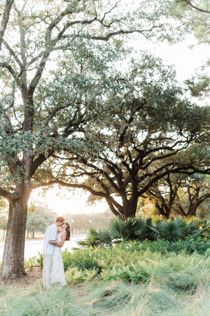Maggi + Carter engagement session at Hermann Park in Houston, TX