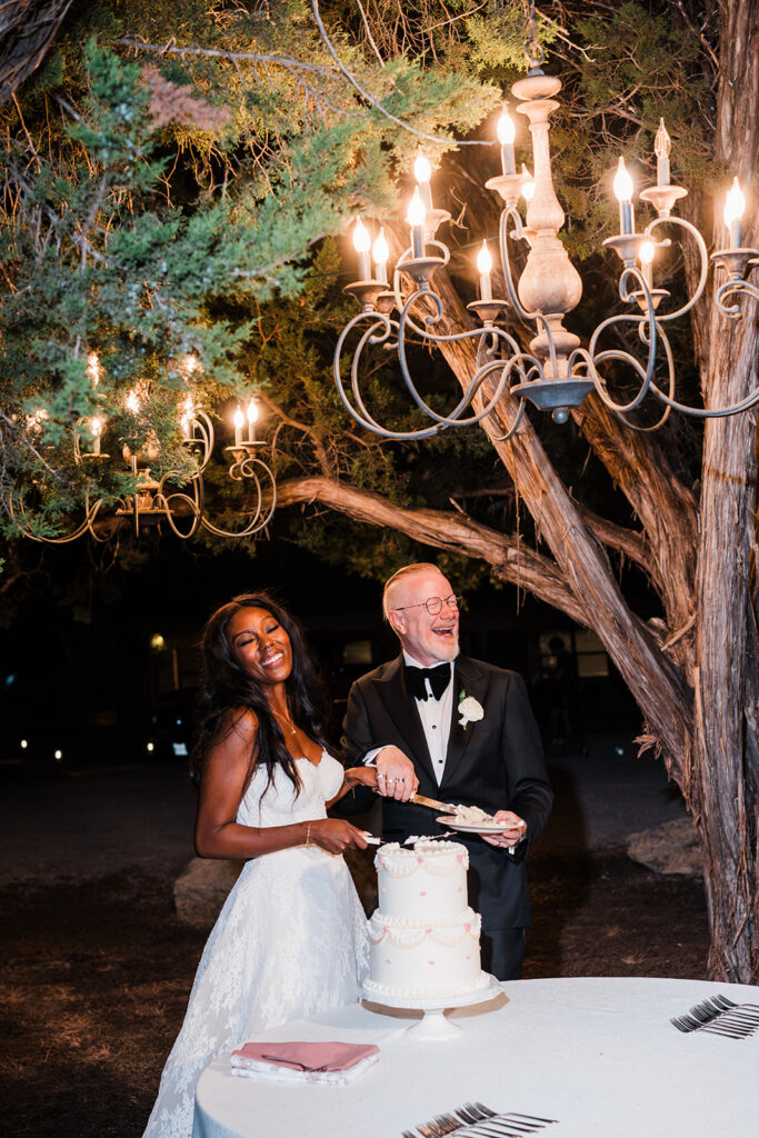 Quiana and David's first dance and reception party at Jacob's Well Vineyard in Wimberley, TX