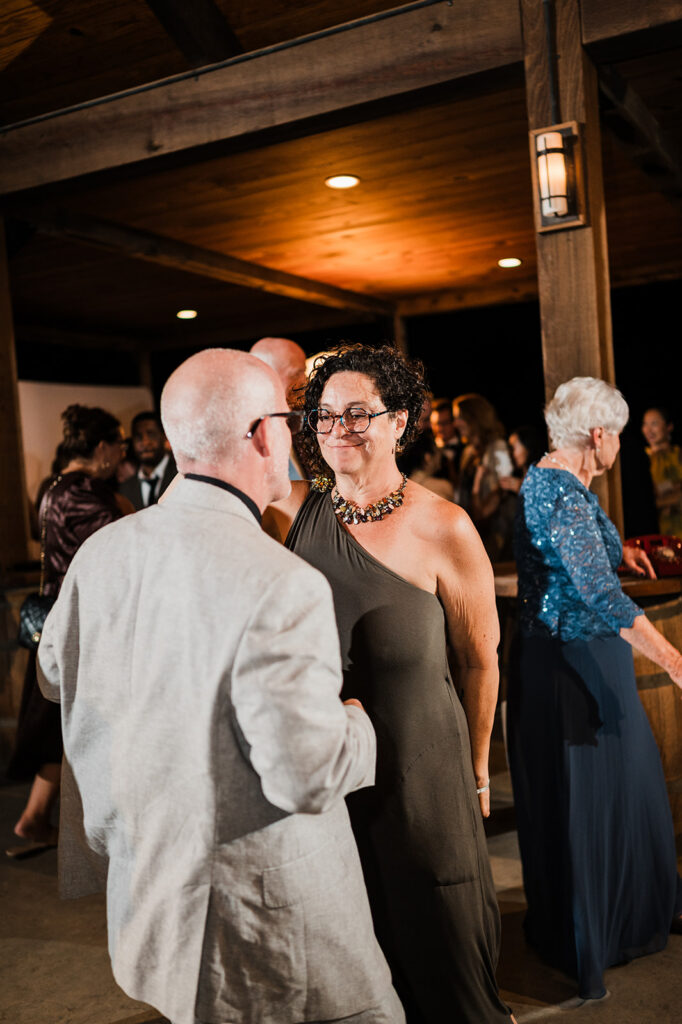 Quiana and David's first dance and reception party at Jacob's Well Vineyard in Wimberley, TX