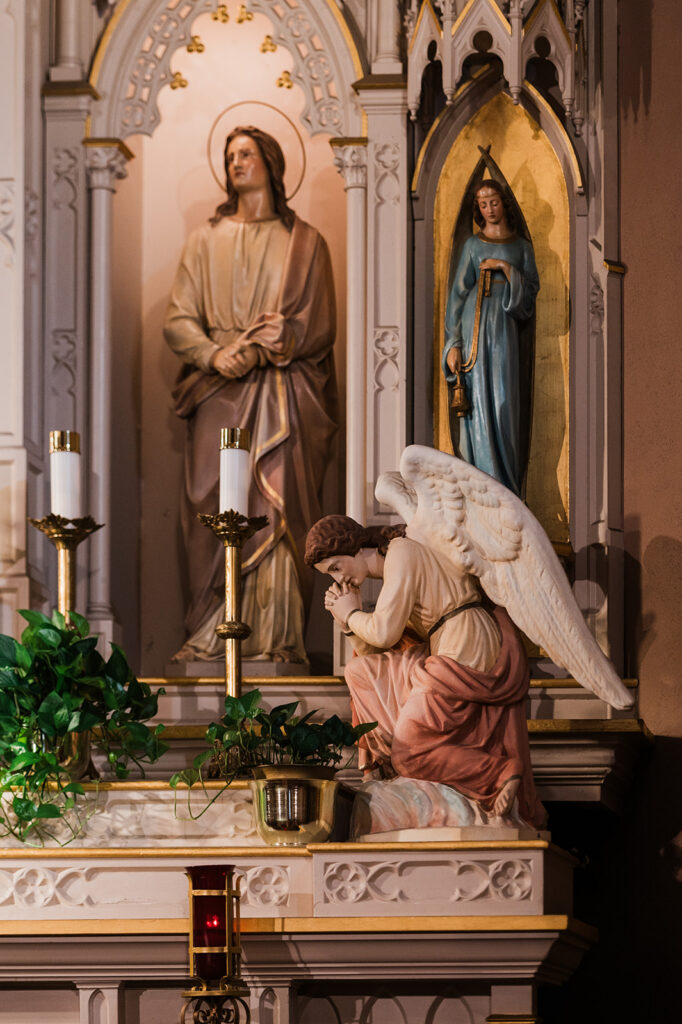 Chloe and Jesus wedding at St. Joseph Catholic Church in San Antonio, TX