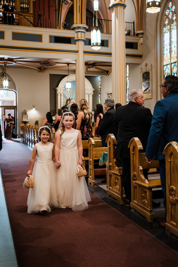 Chloe and Jesus wedding at St. Joseph Catholic Church in San Antonio, TX