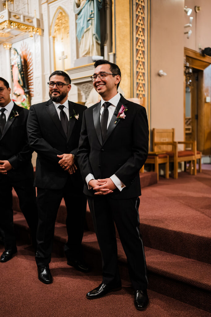Chloe and Jesus wedding at St. Joseph Catholic Church in San Antonio, TX