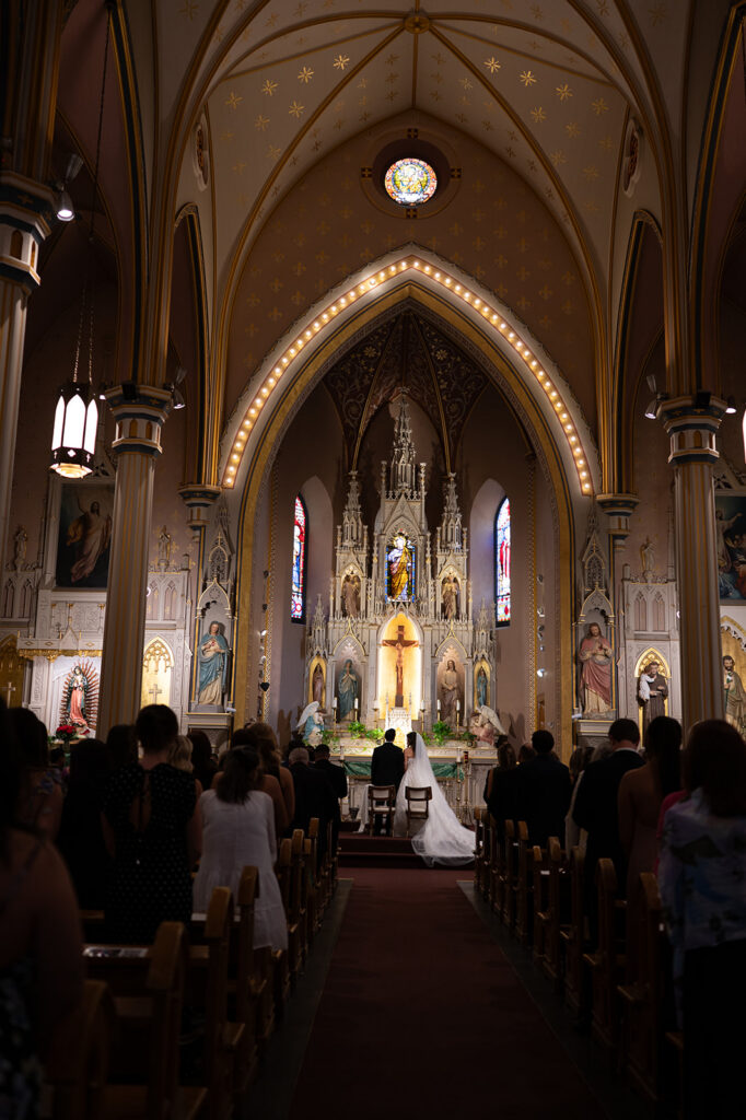 Chloe and Jesus wedding at St. Joseph Catholic Church in San Antonio, TX