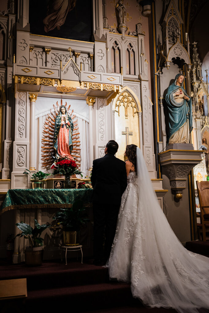 Chloe and Jesus wedding at St. Joseph Catholic Church in San Antonio, TX