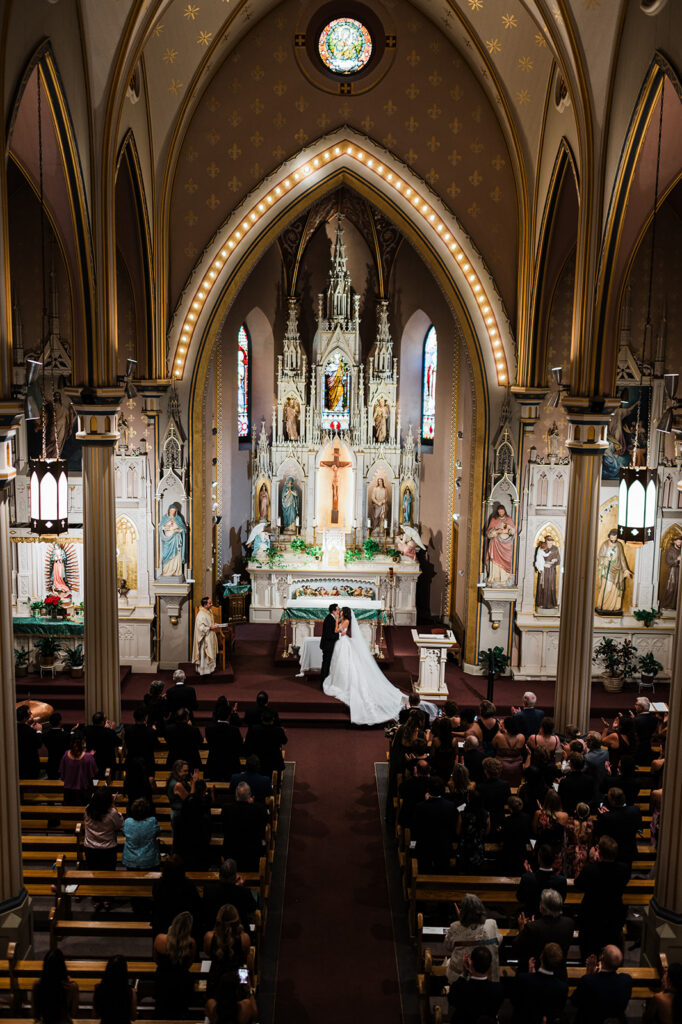 Chloe and Jesus wedding at St. Joseph Catholic Church in San Antonio, TX