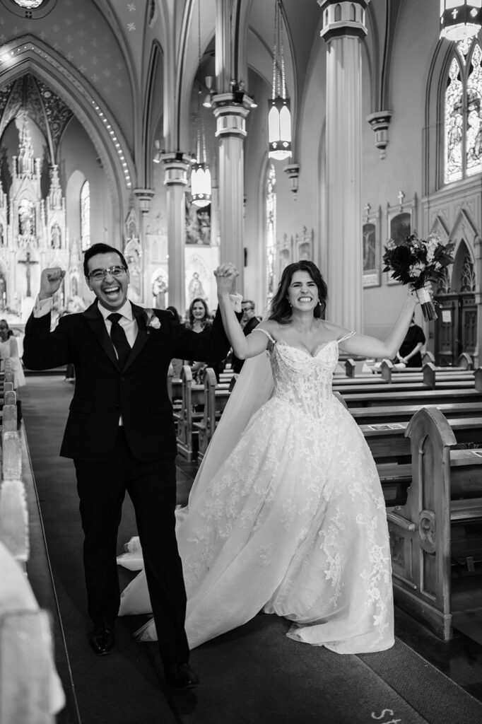 Chloe and Jesus wedding at St. Joseph Catholic Church in San Antonio, TX